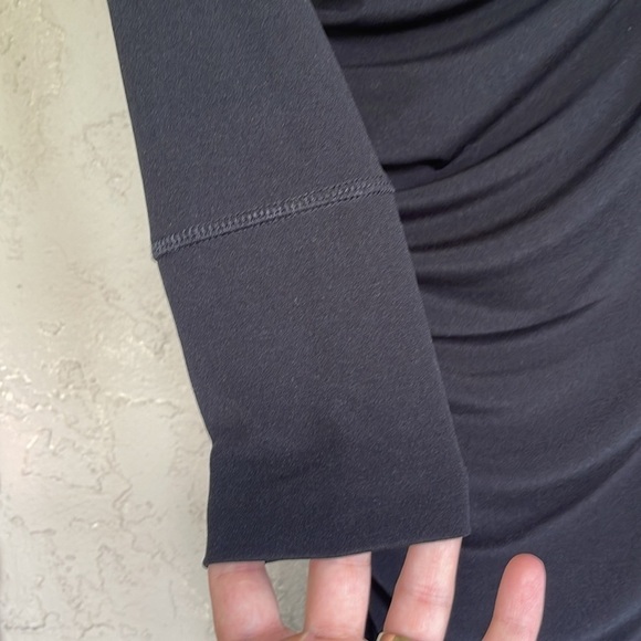 NWT Helmut Lang Women’s Twist Dress In Basalt Black,Side Slit,Size XS - Picture 10 of 14